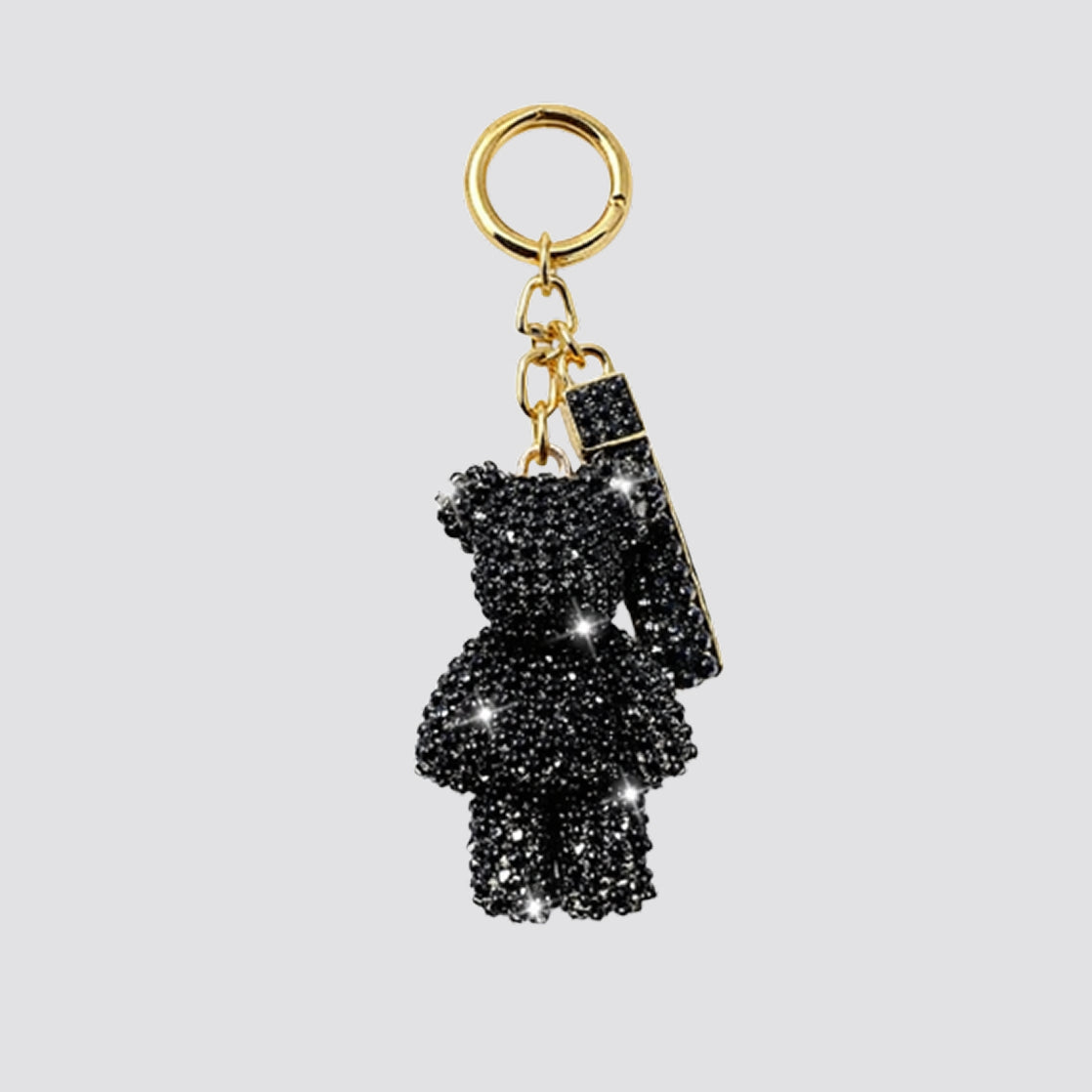 Crystal Bear Charm