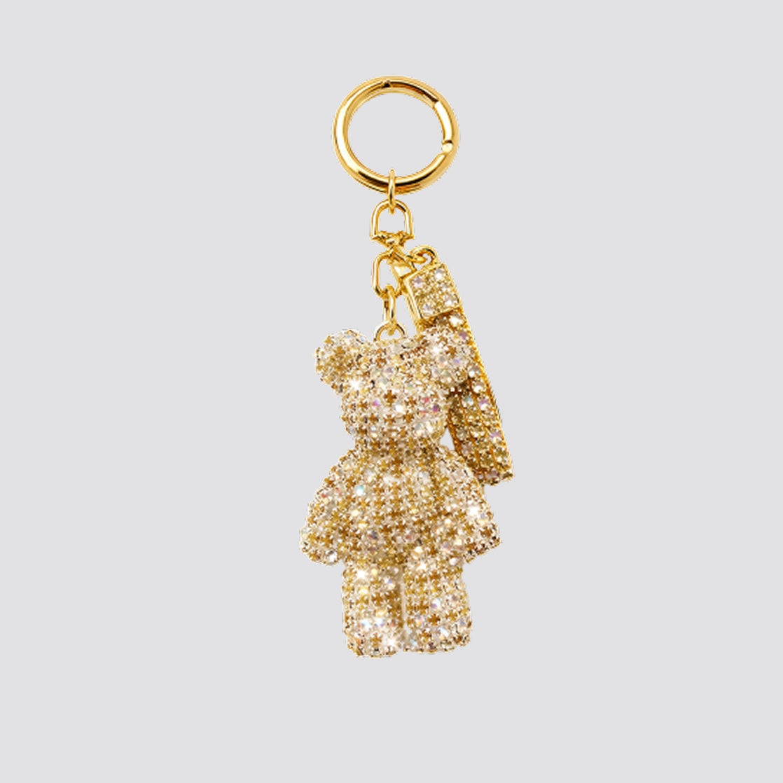 Crystal Bear Charm