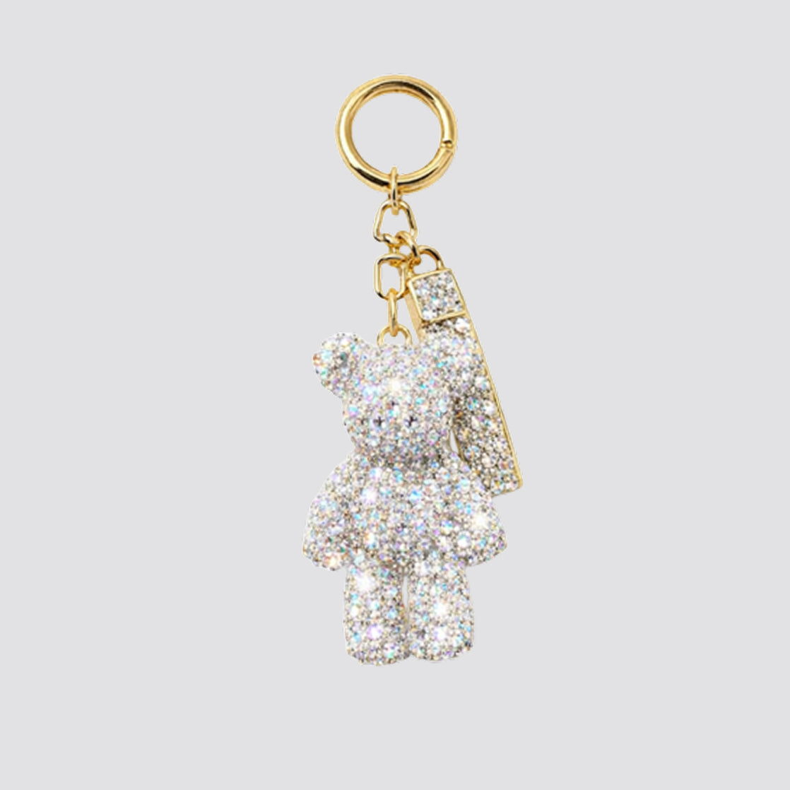 Crystal Bear Charm